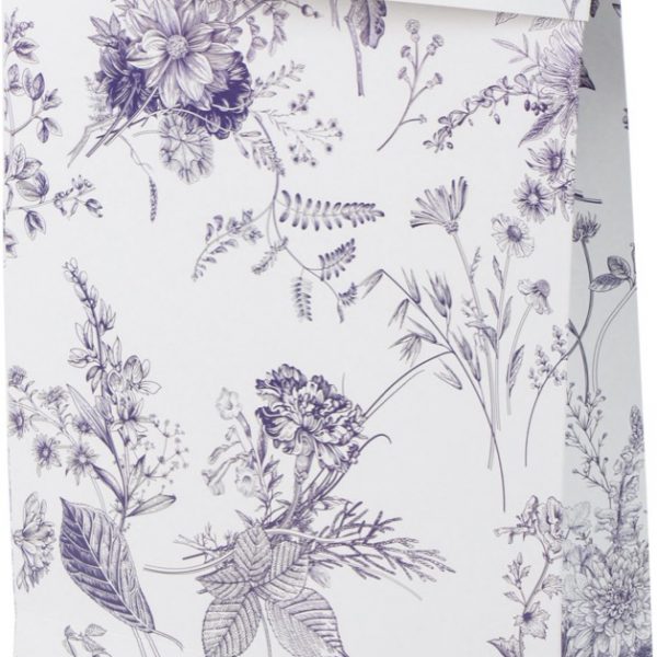 Sacola presenteável com aba – Flores de Lisboa