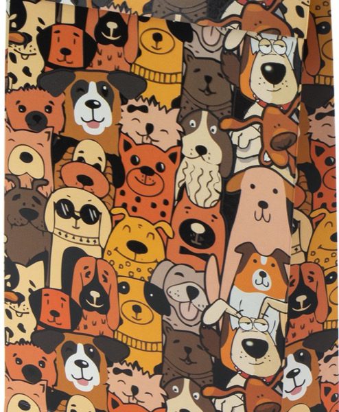 Sacola presenteável com aba – Cães Urbanos