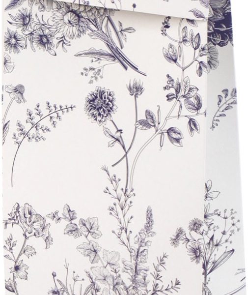 Sacola presenteável com aba – Flores de Lisboa