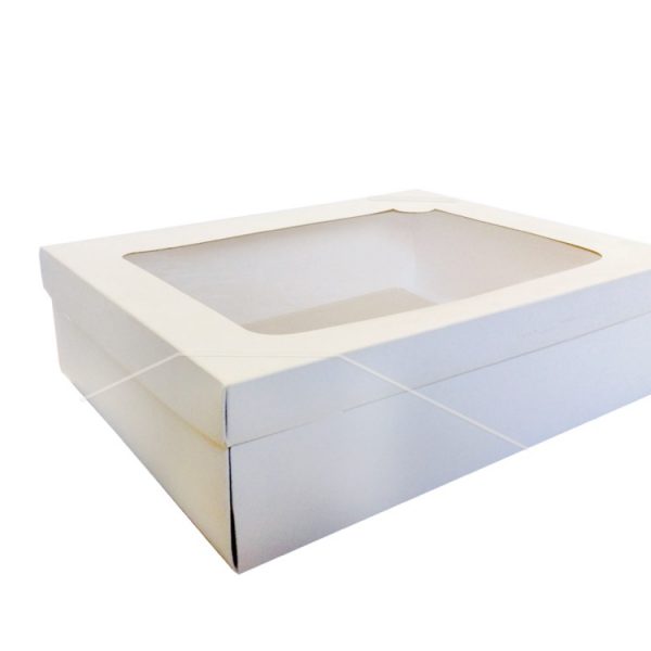 Caixa com visor – Branca
