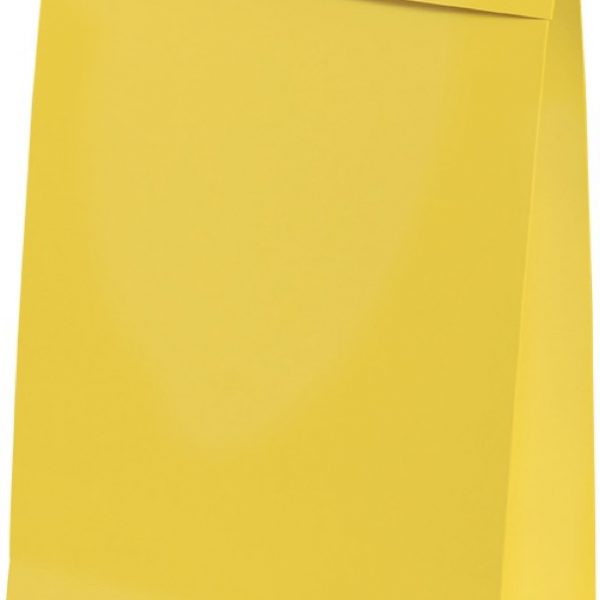 Sacola presenteável com aba – Amarelo