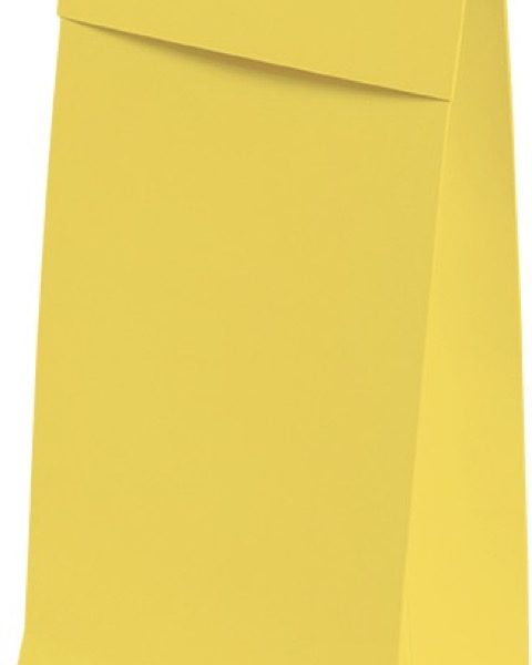Sacola presenteável com aba – Amarelo
