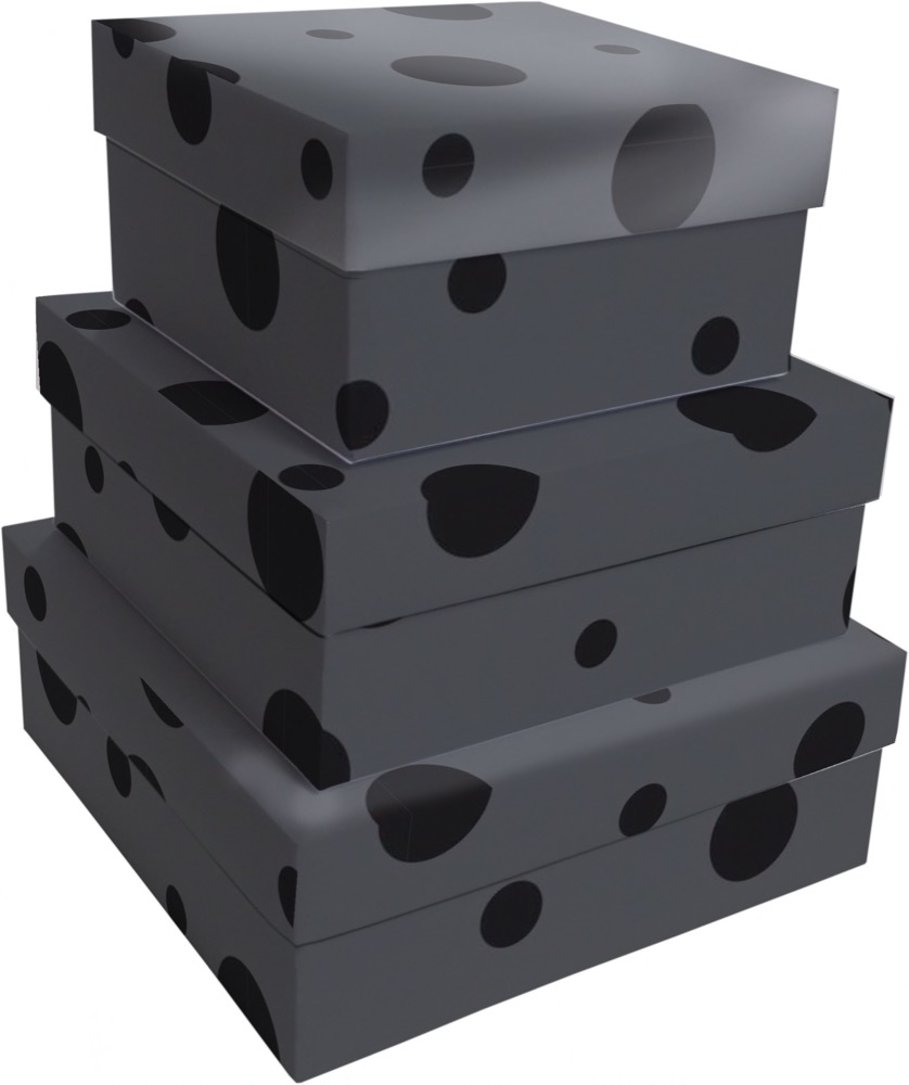 Kit Caixas Rígidas – Quadrado – Poa Ellegance