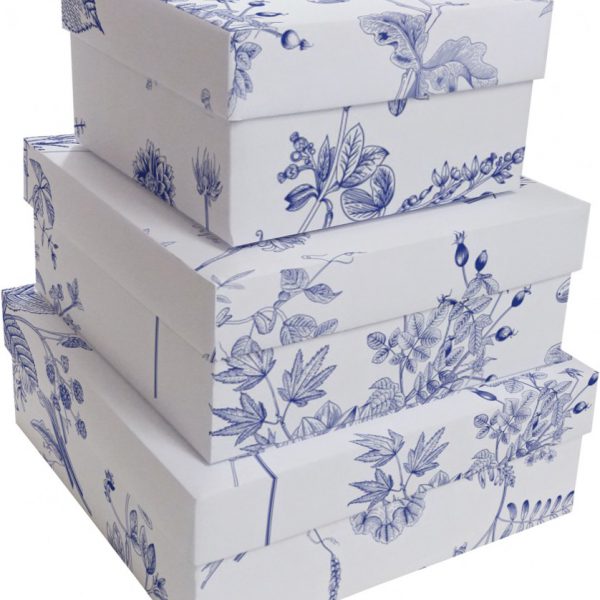 Kit Caixas Rígidas – Quadrado – Flores de Lisboa