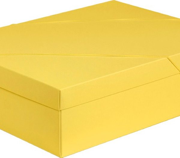 Caixa – G Retangular – Amarelo