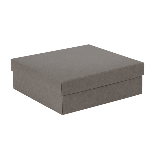 Premium Kraft – Kraft Cinza – Caixa tampa e fundo