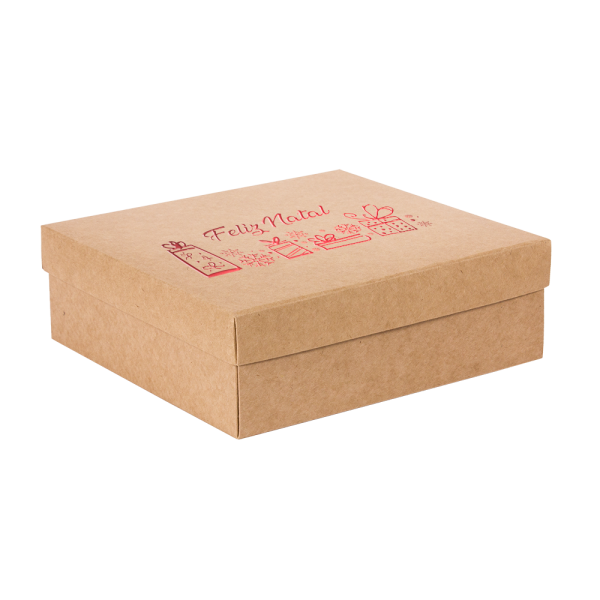 Premium Kraft – Natural Natal – Caixa tampa e fundo
