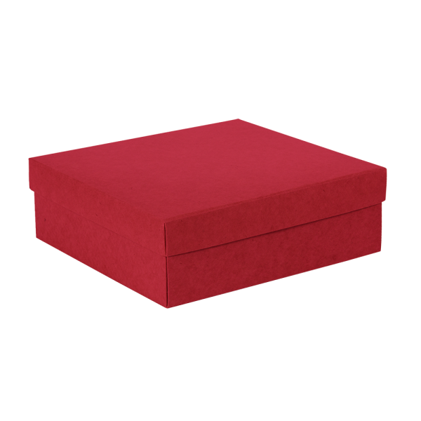 Premium Kraft – Kraft Vermelho – Caixa tampa e fundo