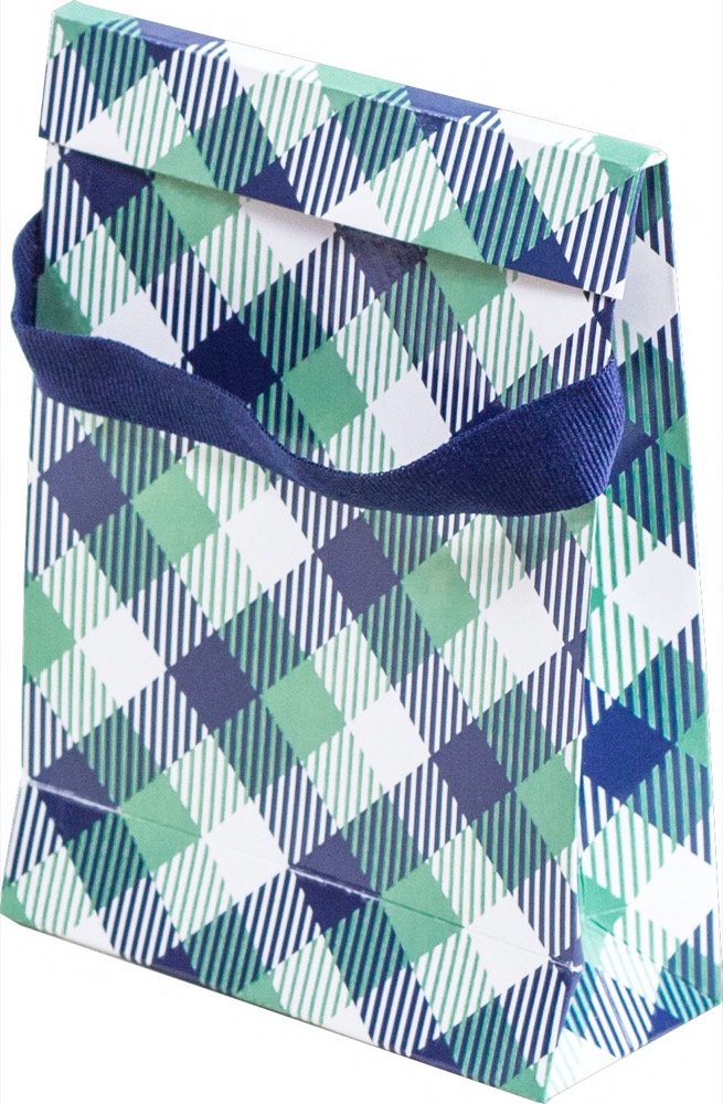 Basic Bag – XP – Xadrez Verde e Azul