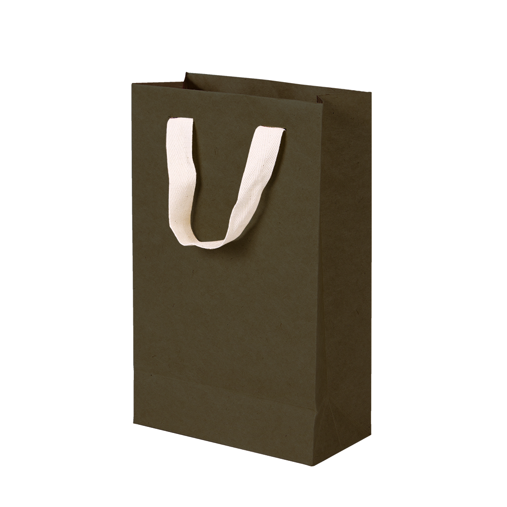 Premium Kraft – Kraft Verde – Sacola com alça algodão – PP