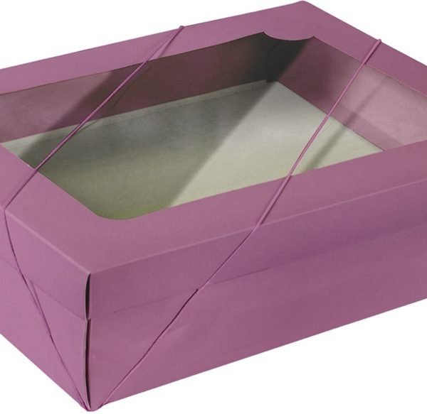 Caixa com visor – Magenta