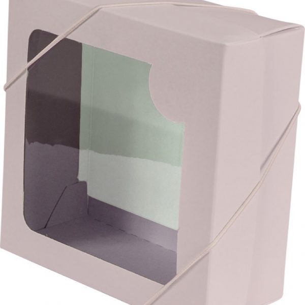 Caixa com visor – Rosa Bebê