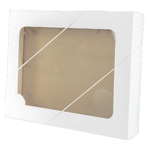 Caixa com visor – Branca