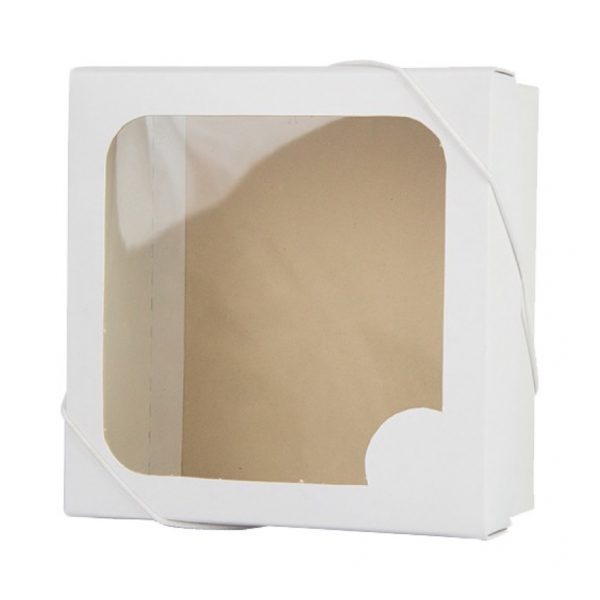 Caixa com visor – Branca