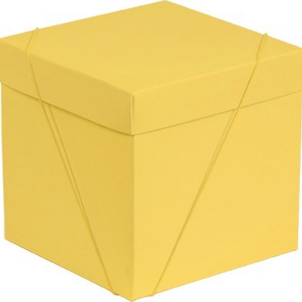 Caixa – Cubo – Amarelo