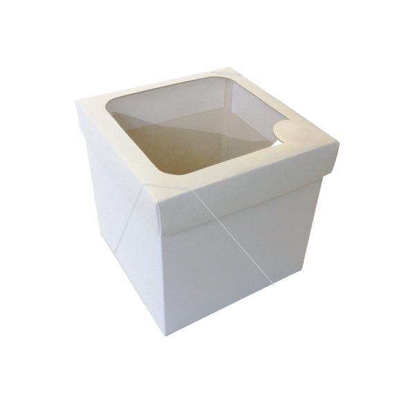Caixa com visor – Branca