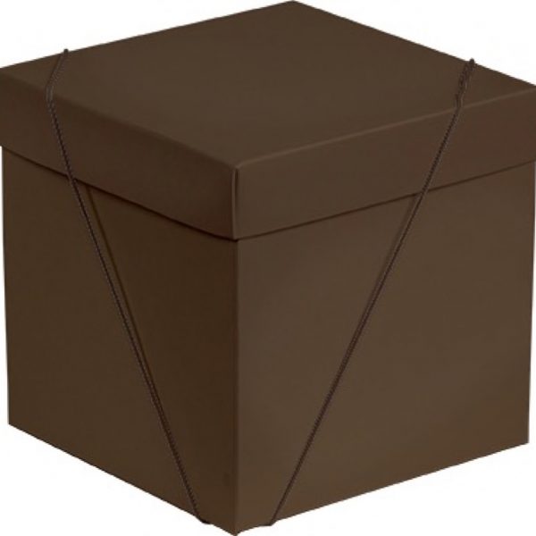 Caixa – Cubo – Marrom