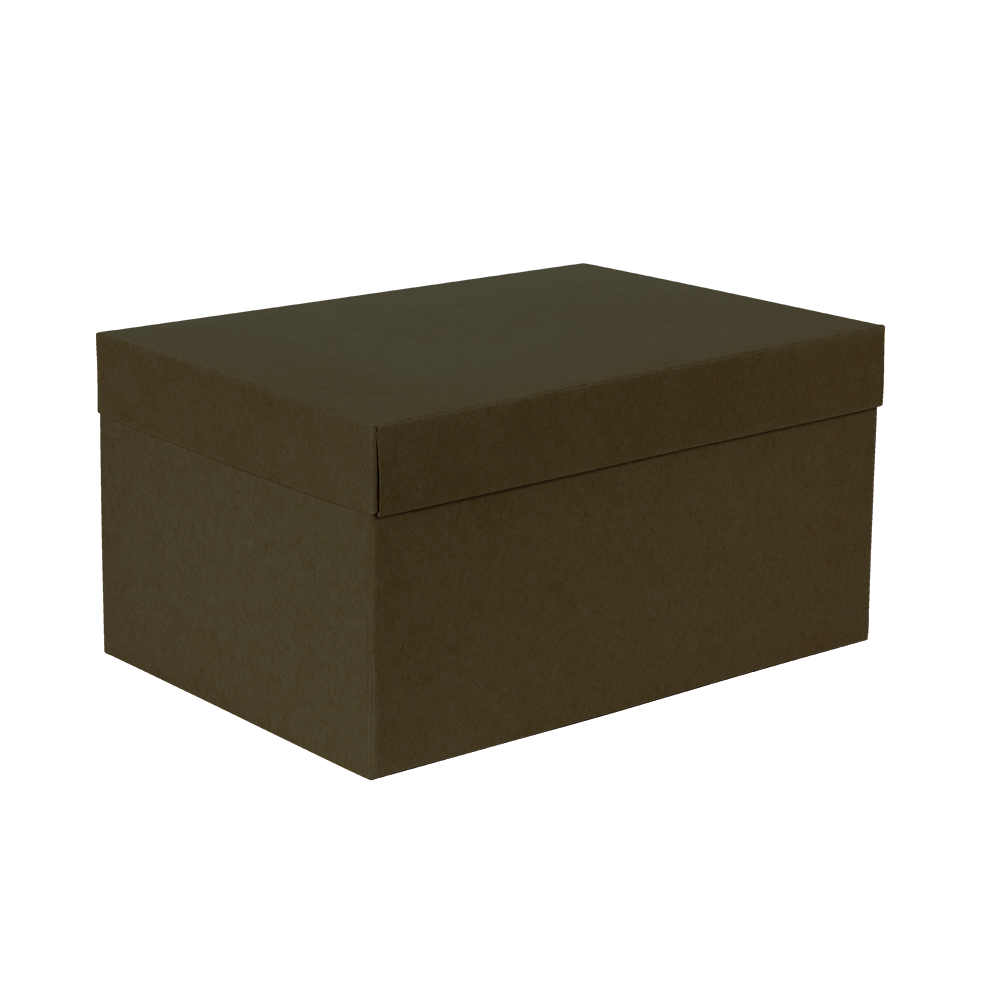 Premium Kraft – Kraft Verde – Caixa T/F montável semirrígida – M