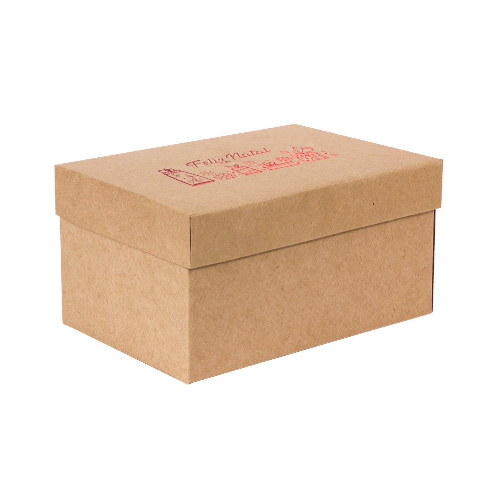 Premium Kraft – Natural Natal – Caixa T/F montável semirrígida – P