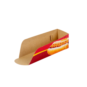 Bandeja Hot Dog Vermelha Meia Caixa