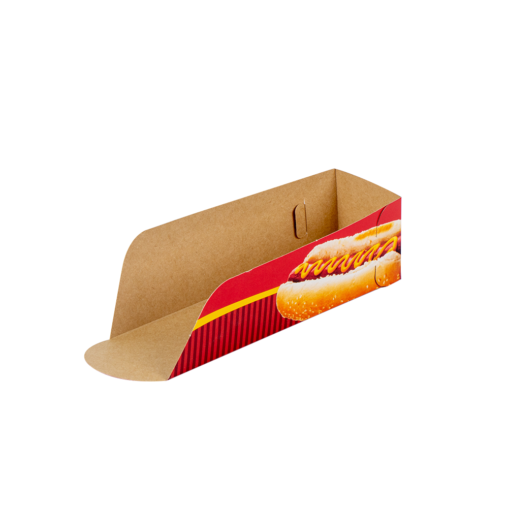 Bandeja Hot Dog Vermelha Meia Caixa