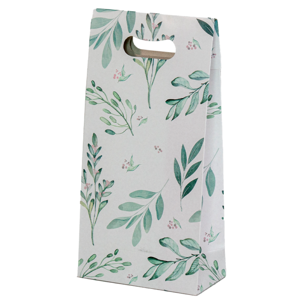 Sacola presenteável  com Aba – Folhas de Provença
